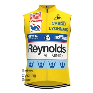 1990s yellow Reynolds Retro Cycling Vest