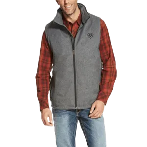 Ariat Men's Team Logo Grey Concealed Carry Zip-Up Vest