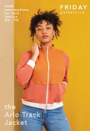 Arlo Track Jacket Sewing Pattern | Friday Pattern Company