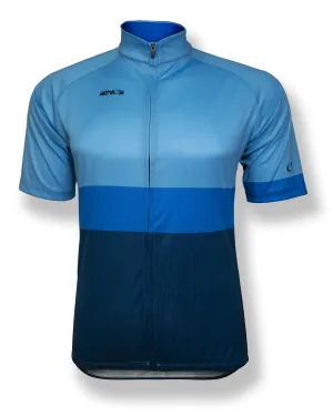 Athlos - Men's Blue Tonal Squad One Cycling Jersey