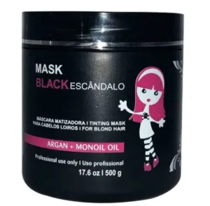 Black Tinting Scandalous Argan Monoi Oil Blondes Mask 500g - Maria Escandalosa