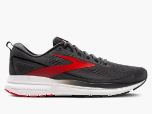 Brooks Trace 3 Mens Running Shoe (Ebony/Fiery Red/White)