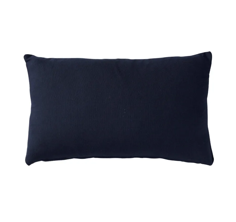 Capri Stripes 30x50cm Filled Cushion Navy