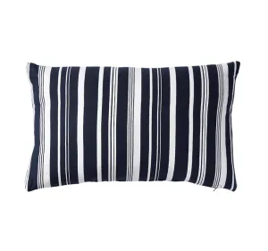 Capri Stripes 30x50cm Filled Cushion Navy