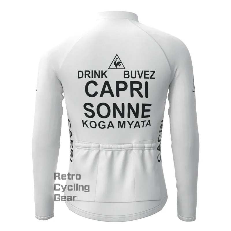 CAPRI White Fleece Retro Cycling Kits