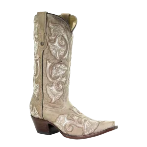 Corral Women's Western Embroidery Snip Toe Boots