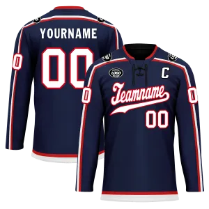 Custom Blue Personalized Hockey Jersey HCKJ01-D0a70fb