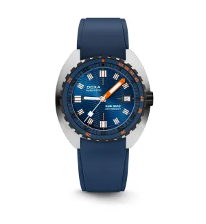 DOXA Sub 300 Beta Caribbean Rubber Navy Blue - 830.10.201.10