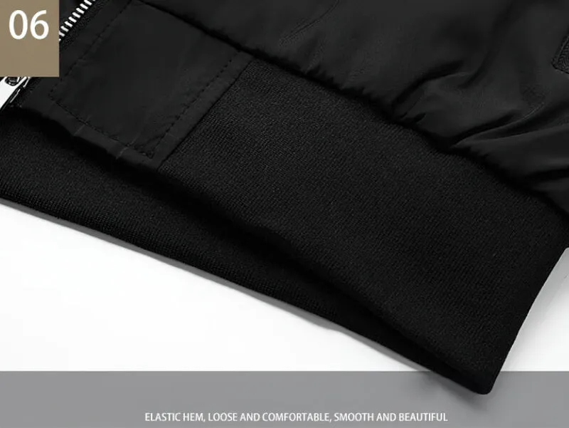 Lightweight Running Bomber Jacket with Zipper Details - SF1954