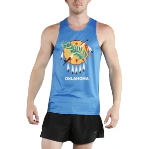 Men's Competitor Lite Printed Singlet [O-R] - Oklahoma