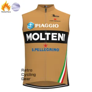 Molteni Piaggio Fleece Retro Cycling Vest