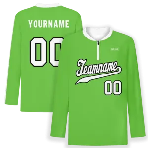 Personalized Baseball Full Sleeve Jacket for Men's Cage Jacket with Quarter-Zip Front for Baseball Softball