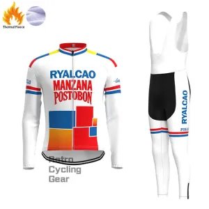 Ryalcao Fleece Retro Cycling Kits