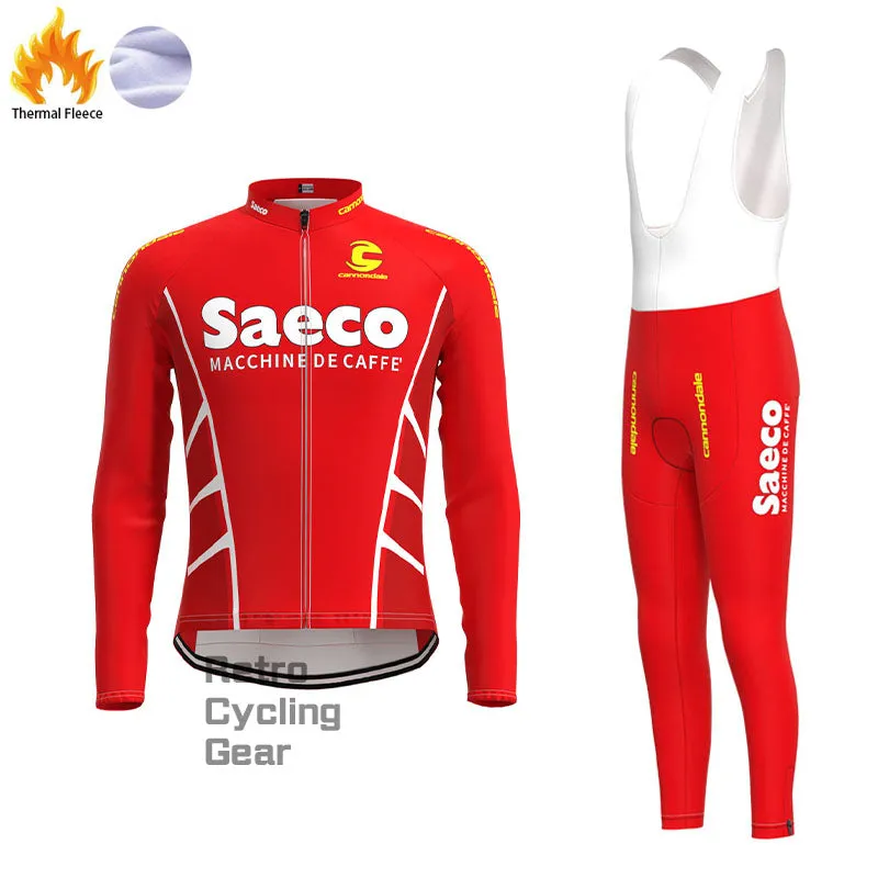 Saeco Fleece Retro Cycling Kits