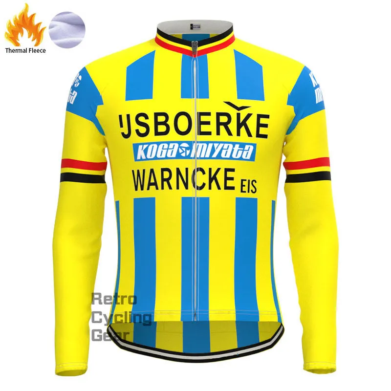 Sboerke Fleece Retro Cycling Kits