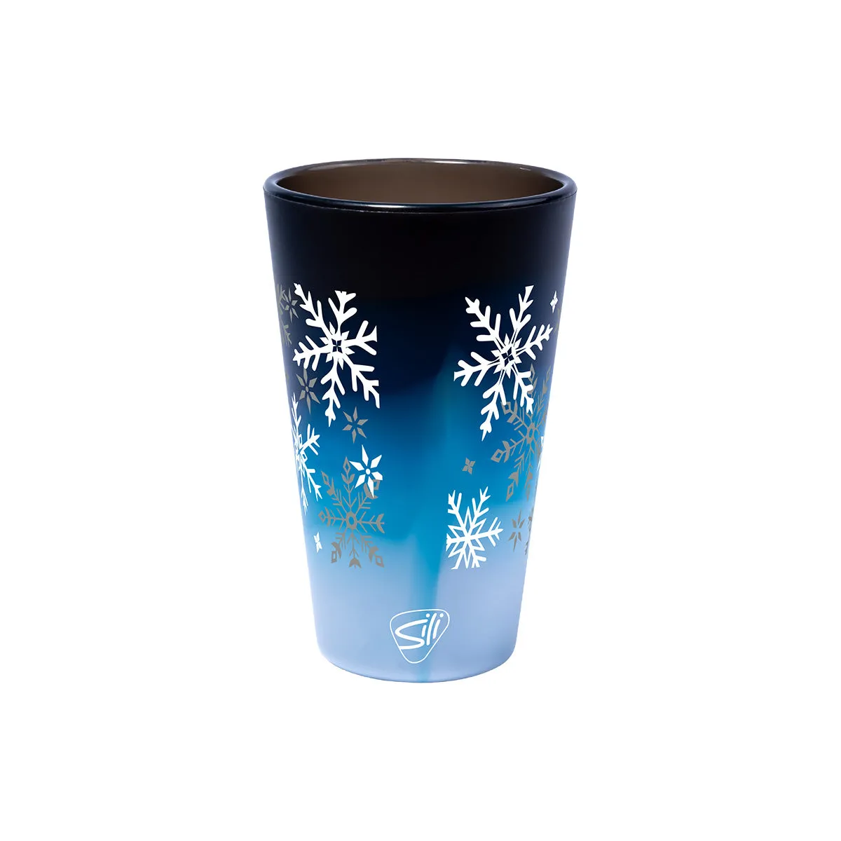 Silipint Silicone Limited Edition "Snowflakes" Pint Glass