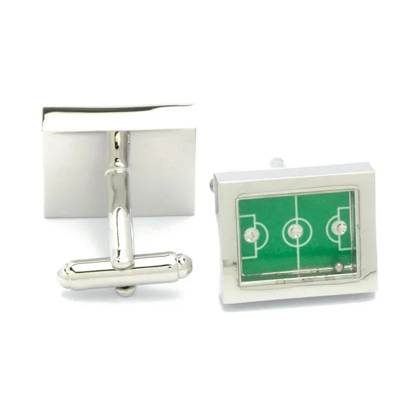 Soccer Field Game Cufflinks