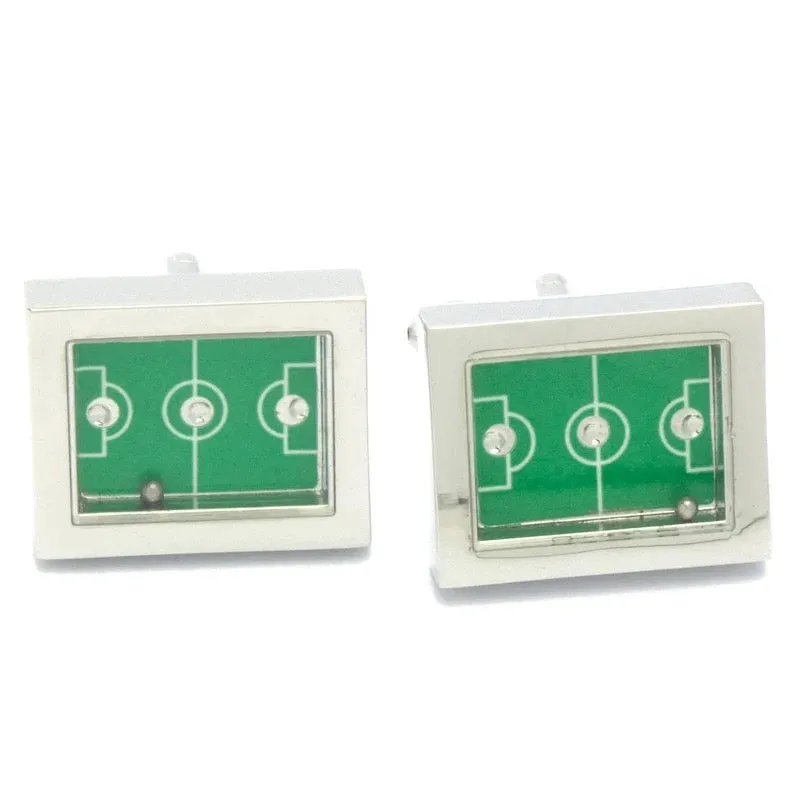 Soccer Field Game Cufflinks