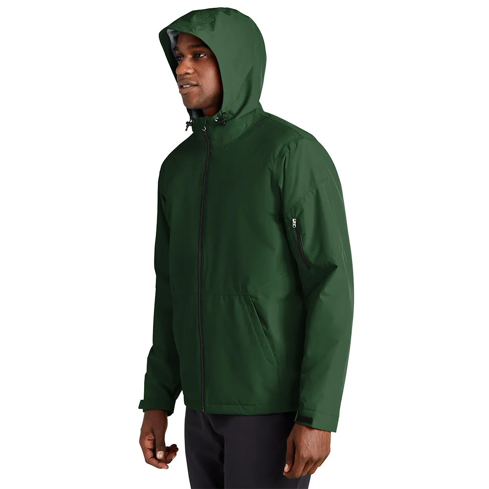 Sport-Tek® Waterproof Insulated Jacket - Forest Green