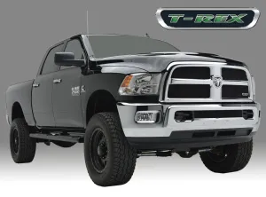 T-REX Sport Series, 2 Piece Overlay Grilles - Powdercoat - 2013-2018 Ram 2500/3500