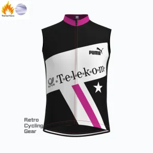 Telekom Fleece Retro Cycling Vest