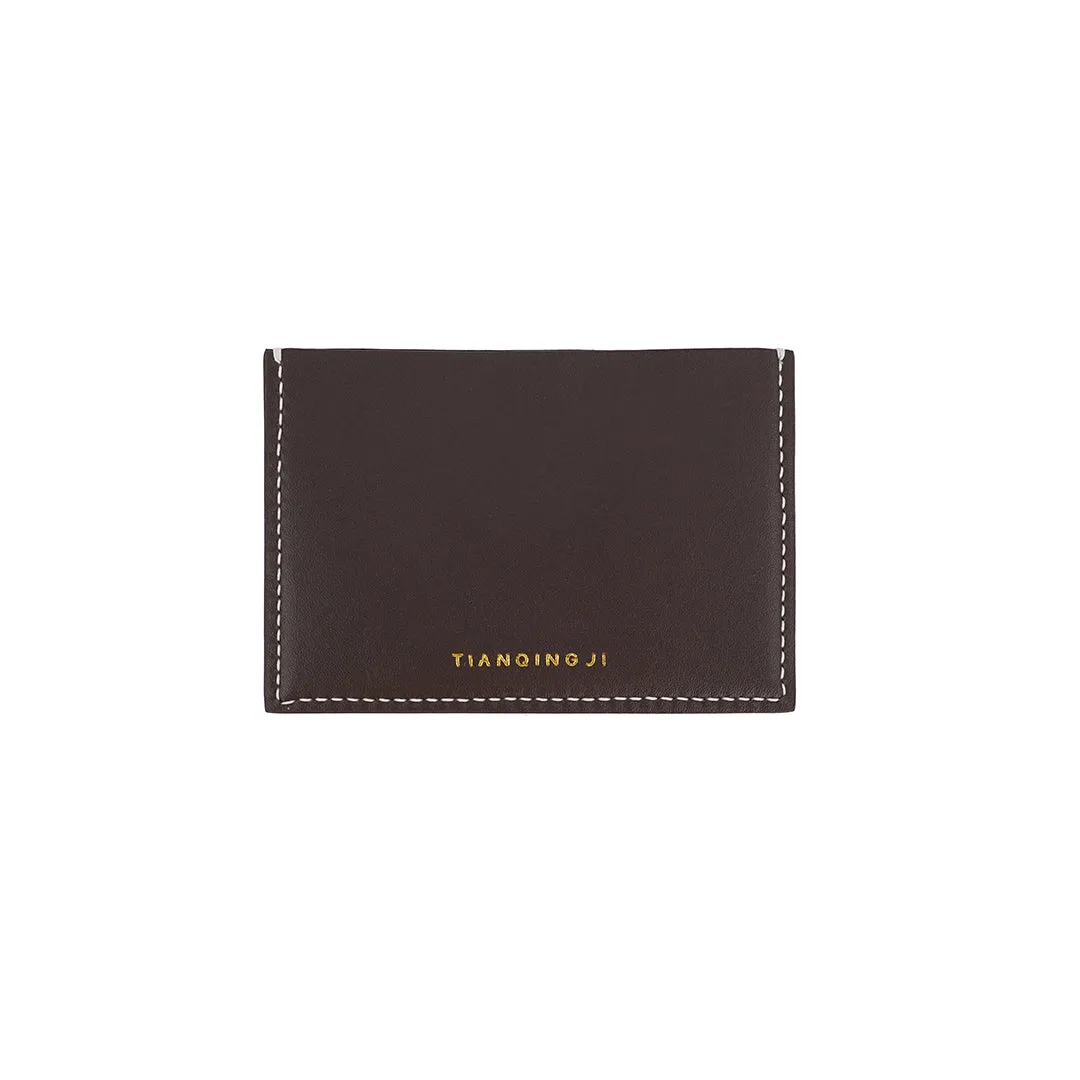 TIANQINGJI Handmade TOGO Leather Card Slot