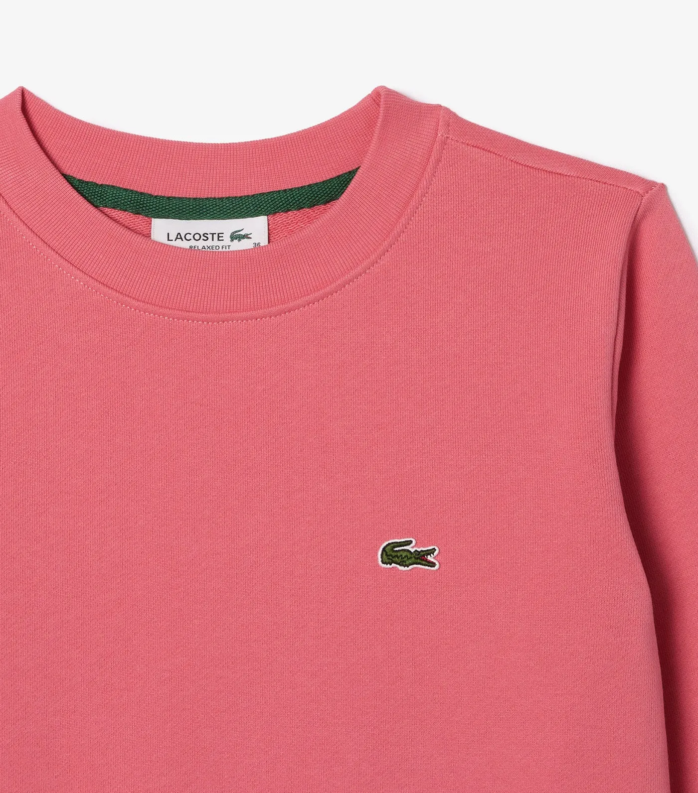 Women's Lacoste Color-block Unbrushed Fleece Sweatshirt